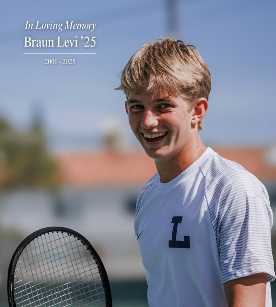 Memorial photo of hopeful tennis star