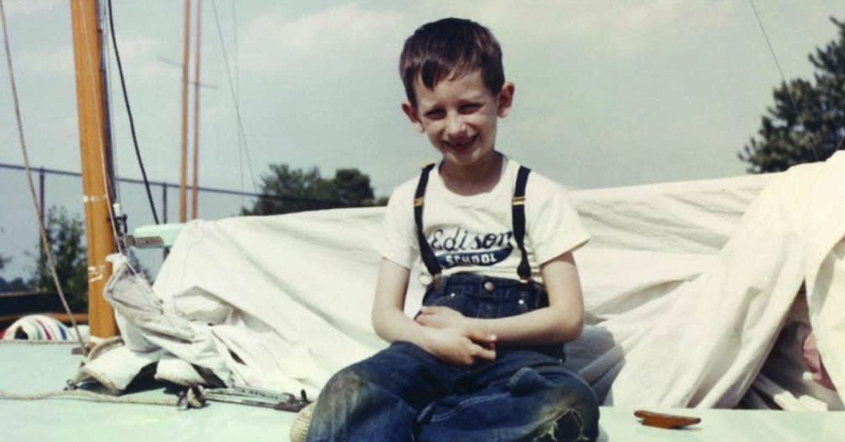 Steven Spielberg as a child