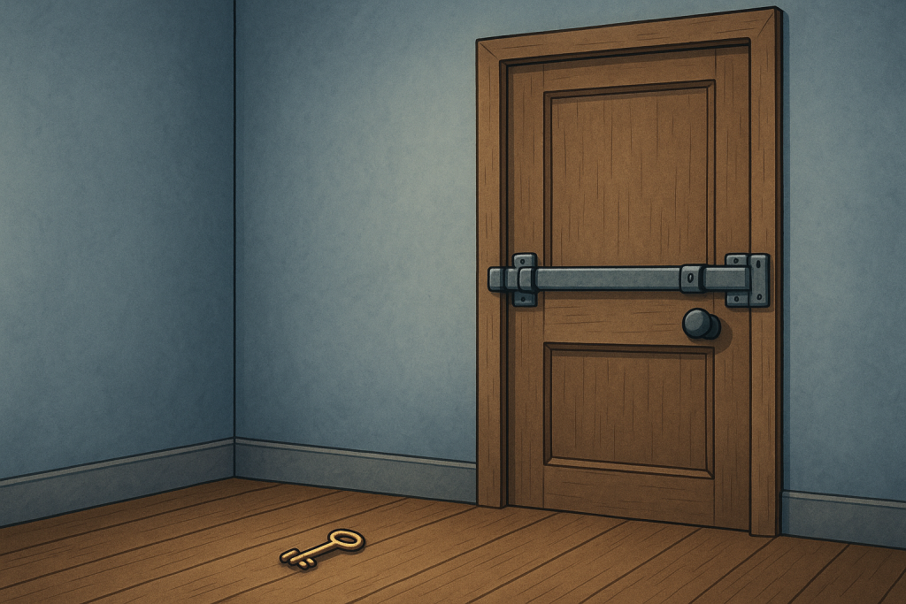 A Locked Room with No Lock