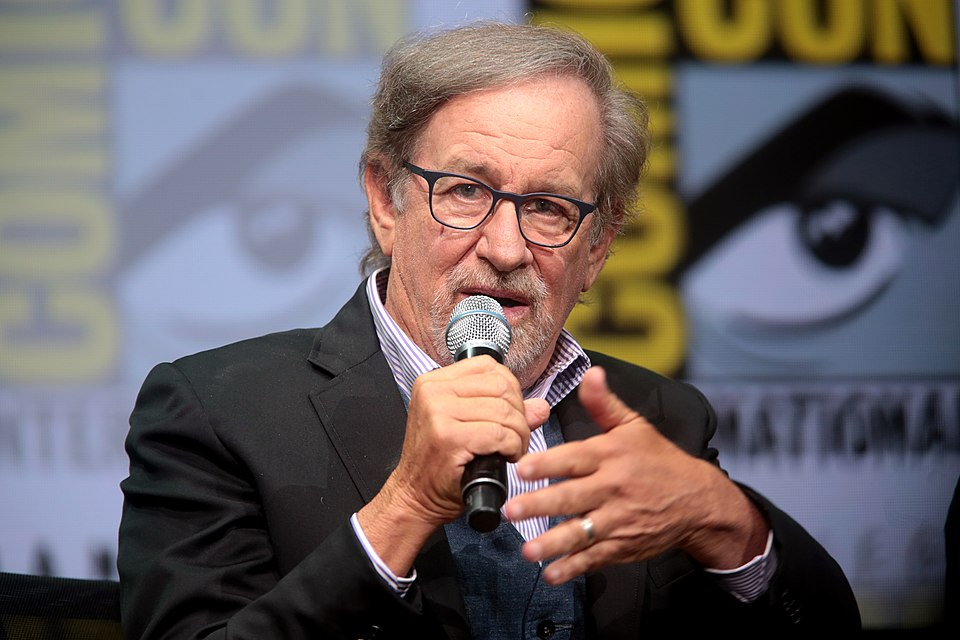 Steven Spielberg speaking at the 2017 San Diego Comic Con International