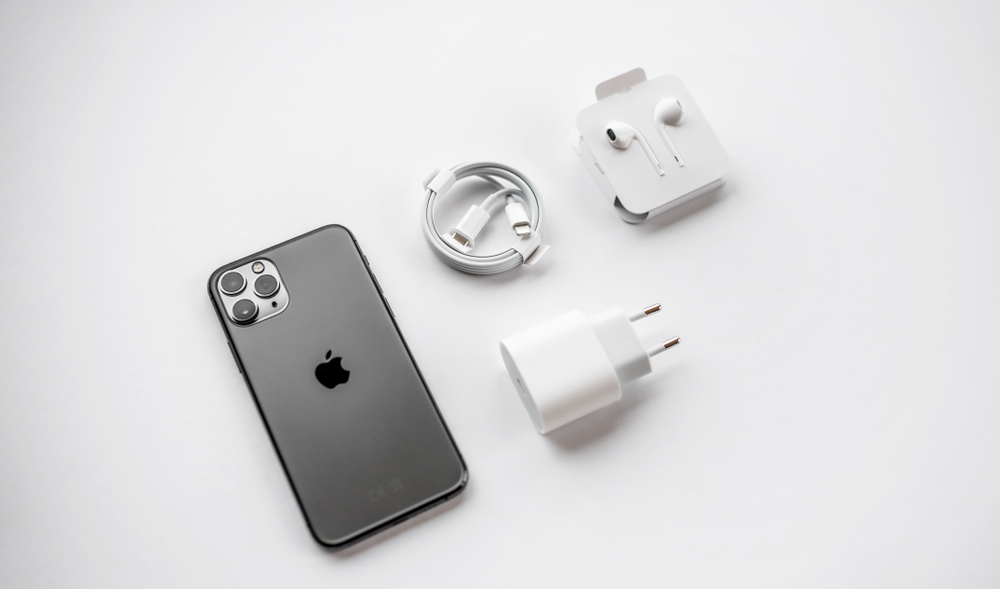 NOVA BANA, SLOVAKIA - SEPT 25, 2019: New Apple iPhone 11 Pro smartphone.