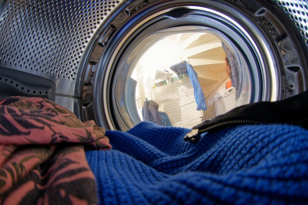 interior of a washing machine
