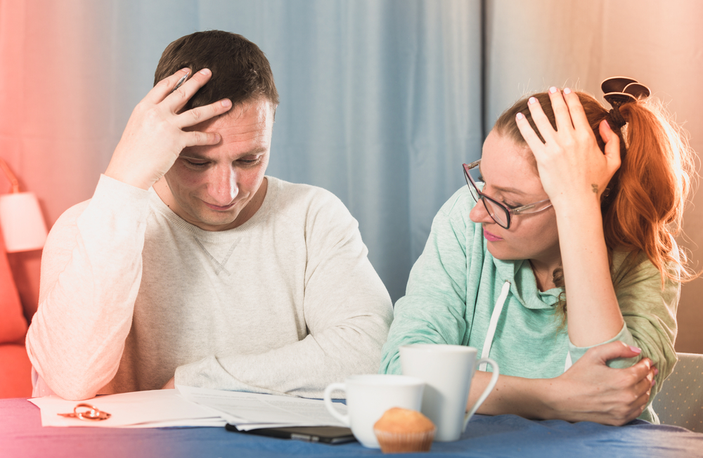 Husband and wife having no possibility to pay utility bills and rent