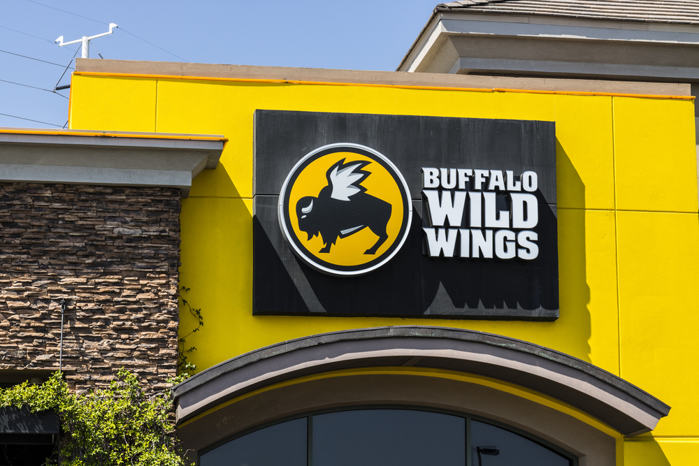 Las Vegas - Circa July 2017: Buffalo Wild Wings Grill and Bar Restaurant. You Can Find Live Sports, Wings and Beer at B-Dubs  