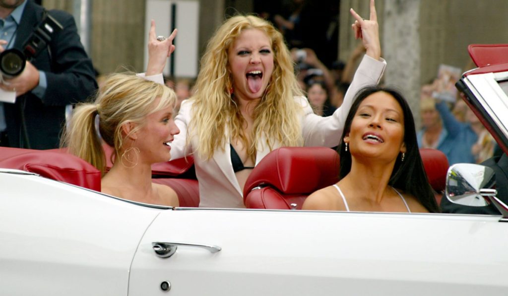 LOS ANGELES - JUN 18: Cameron Diaz, Drew Barrymore and Lucy Liu arrives to 'Charlie's Angels 2: Full Throttle' LA Premiere on June 18, 2003 in Hollywood, CA