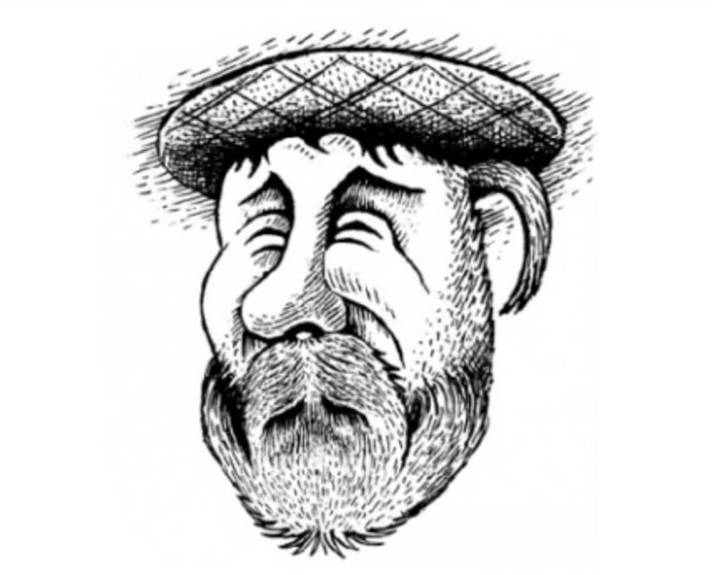 man with hat and beard