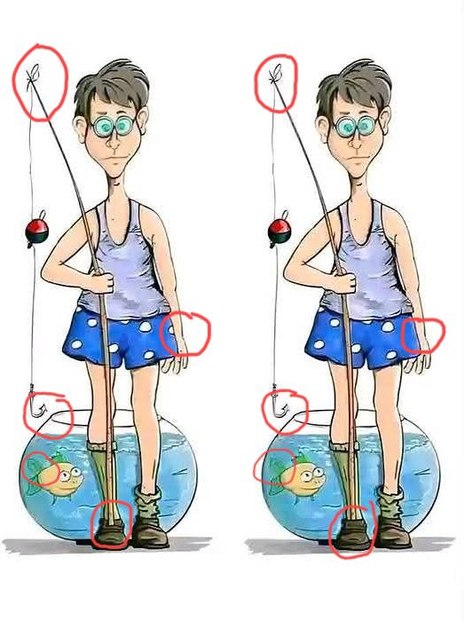 Spot the difference puzzle answer