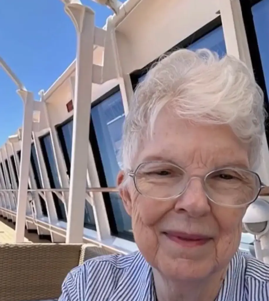 Lane traded in her home at a California retirement community for living on a cruise ship