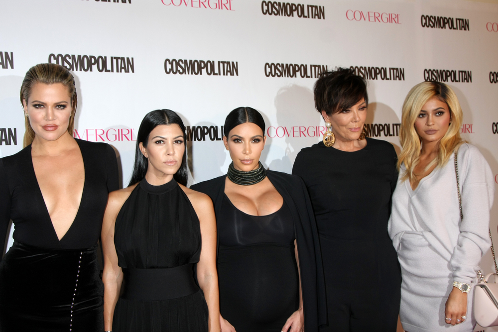 LOS ANGELES - OCT 12: Khloe Karsahian, Kourtney Kardashian, Kim Kardashian West, Kris Jenner, Kylie Jenner at the Cosmo's 50th Anniversary Party at the Ysabel on October 12, 2015 in Los Angeles, CA