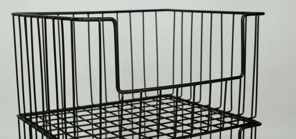 Empty Baskets on White Background Dollar Tree bulk items