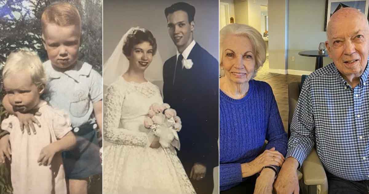 Couple Who Met as Toddlers Celebrate 64 Years of Marriage After 82 Years Together