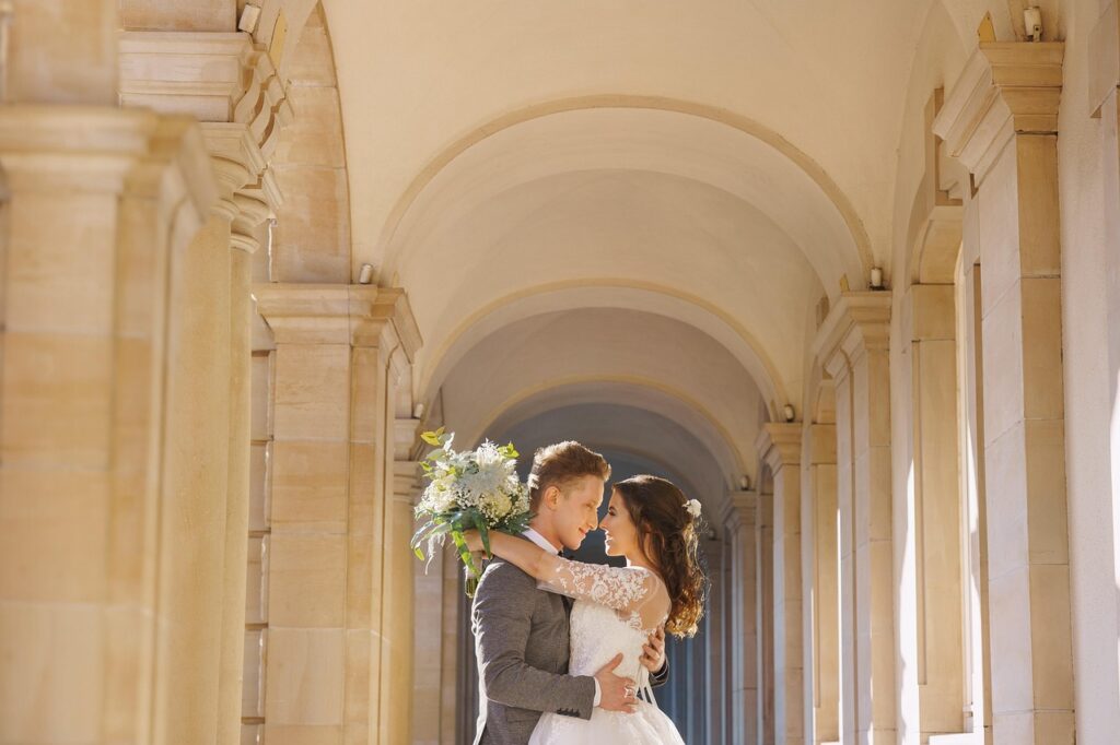 Bride, Groom, Wedding