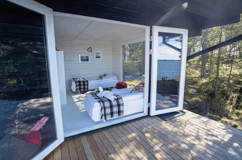 a private, women-only retreat located in the Baltic Sea off the coast of Finland. 