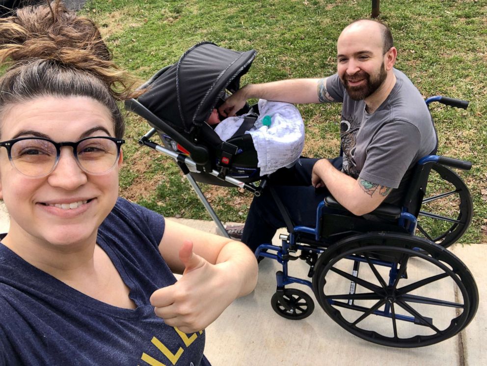 Chelsie and Jeremy King with their son Phoenix.