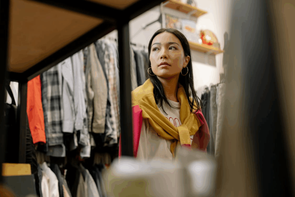 Shoppers can save more by buying seasonal clothing when it is not in high demand.