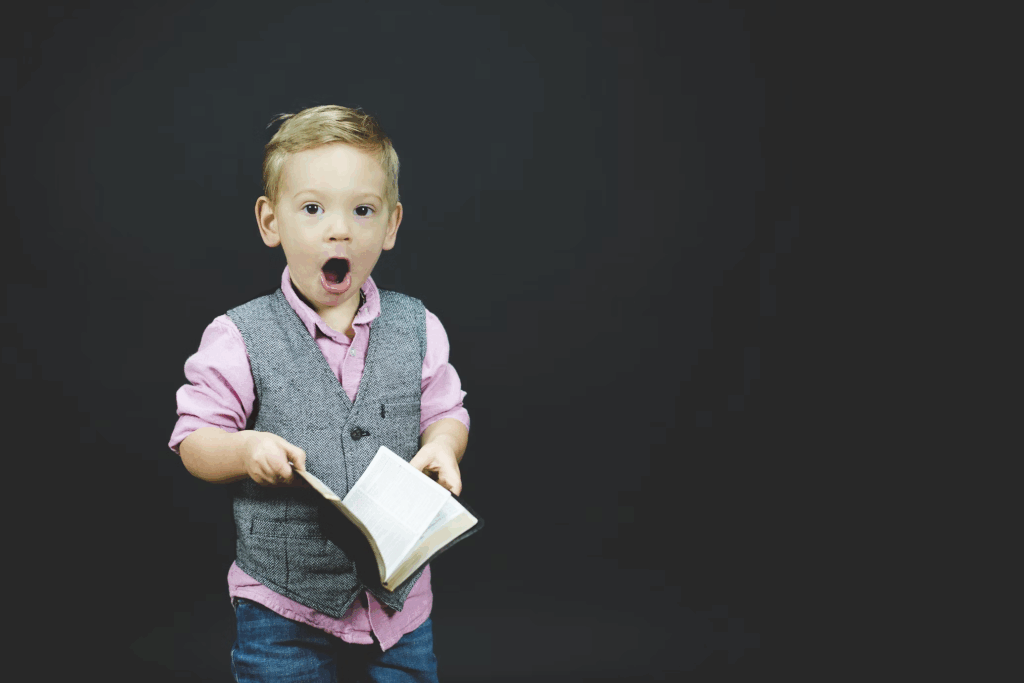 boy with book