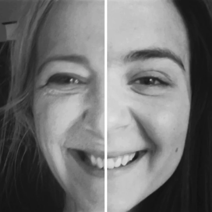 “I’ve always been told I look like my mom but this was a little freaky.”