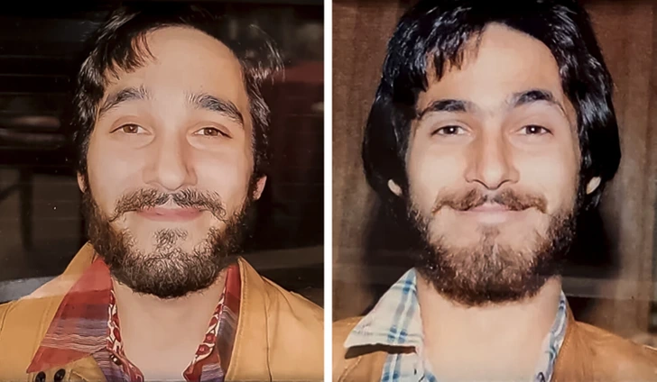 “People always told me I looked like my father. So when I found a photo of him at 28 years old, I had to recreate it when I turned 28.”