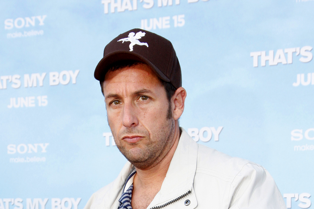 Adam Sandler at the Los Angeles premiere of 'That's My Boy' held at the Westwood Village Theater in Los Angeles, USA June 4, 2012.