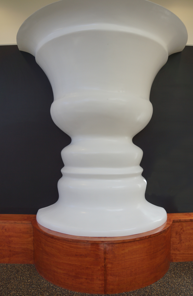 WANAKA, CENTRAL OTAGO, NEW ZEALAND, SEPTEMBER 26: Rubin vase found in small town of Wanaka on September 26, 2015