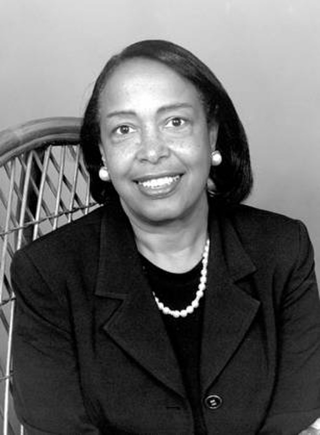 Dr. Patricia Bath photo in blazer and smiling
