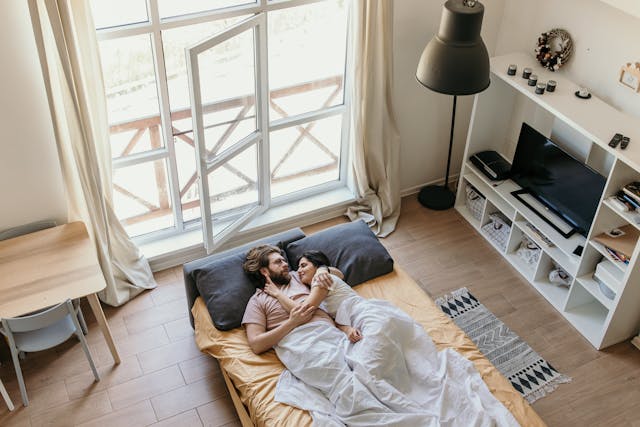 couple in bed