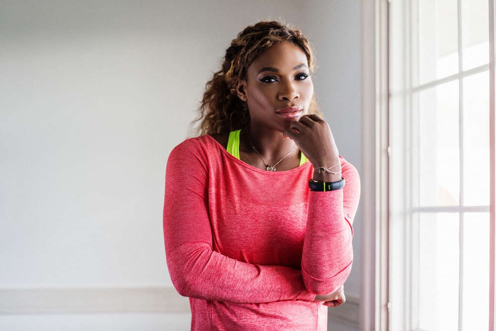 Los Angeles, California, USA - November 7, 2013 - Serena Williams playing tennis at a Los Angles country club.