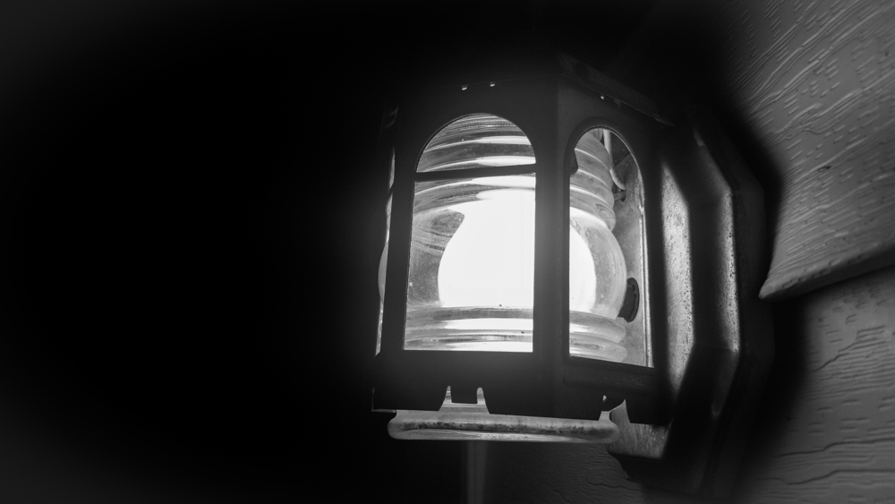 Porch Light On in the Night