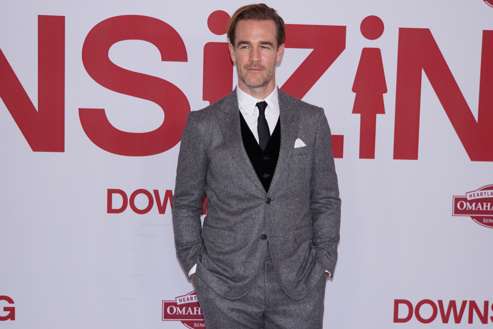 LOS ANGELES, DEC 18TH, 2017: Actor James Van Der Beek attends the Los Angeles Premiere of Downsizing on December 18th, 2017.