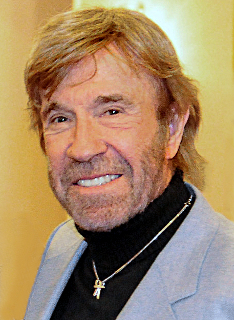 Chuck Norris smiling 