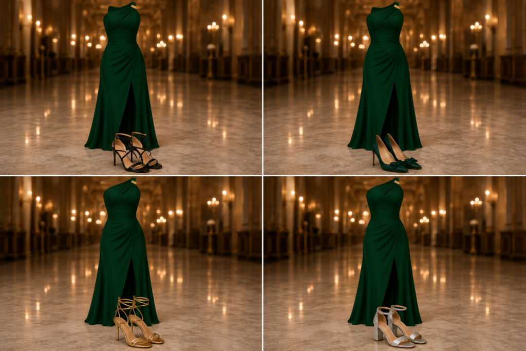 dress and shoe choice