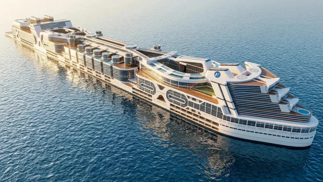 The $16B Mile-Long Cruise Ship Would Be ‘Floating City’ For 80k People At Sea