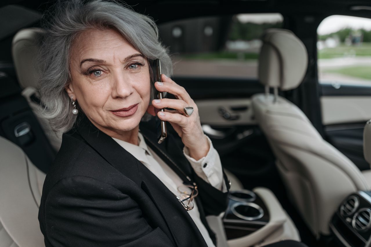 older woman luxury