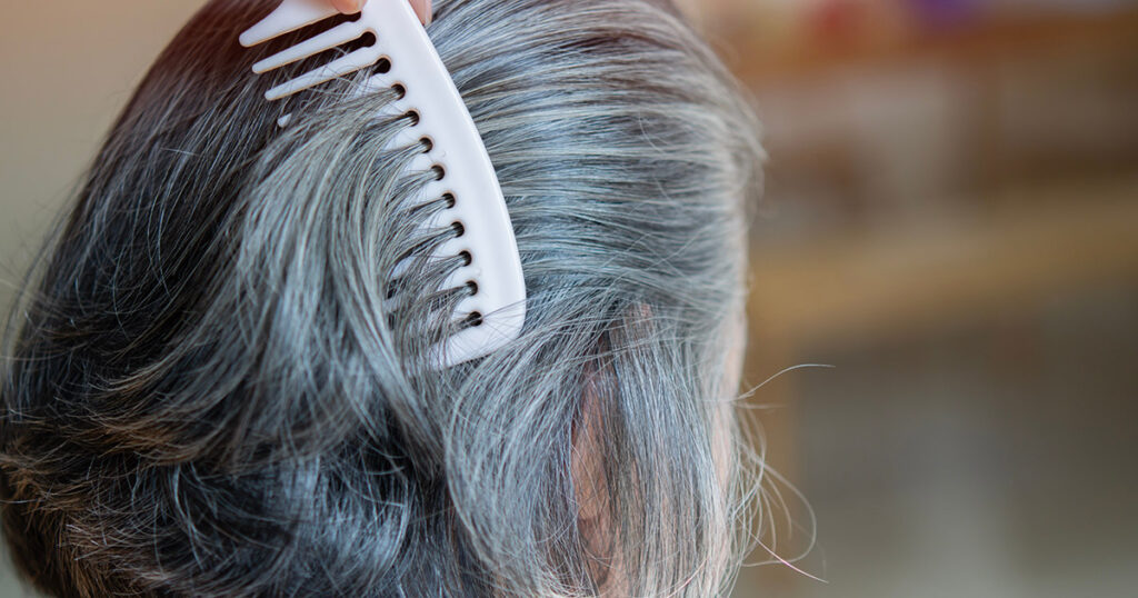 Why Your Gray Hair Feels Coarse and Wiry – and How to Actually Make it Soft Again - Featured image