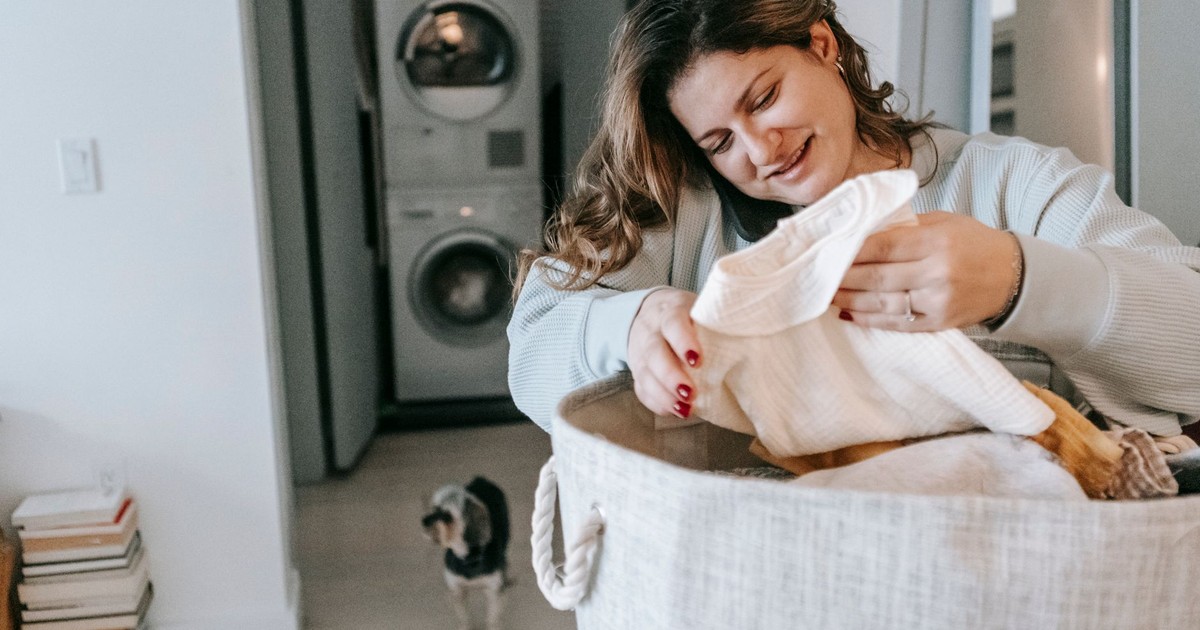 The Dryer-First Trick That Finally Gets Pet Hair Out of Laundry