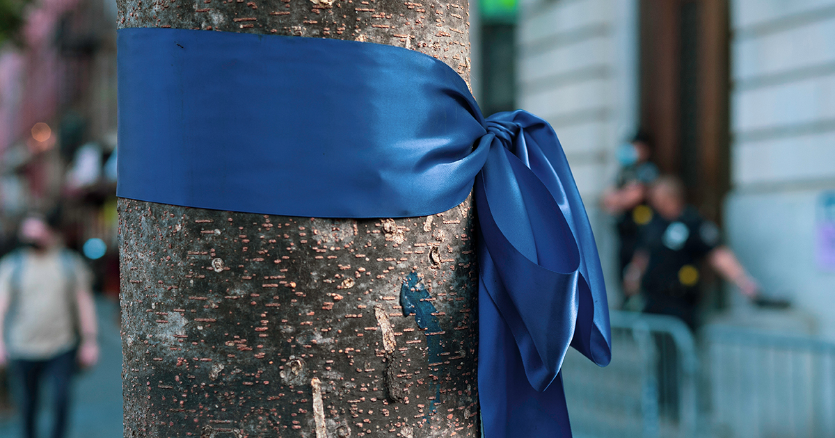 If You See a Blue Ribbon on a Tree, This is What it Means